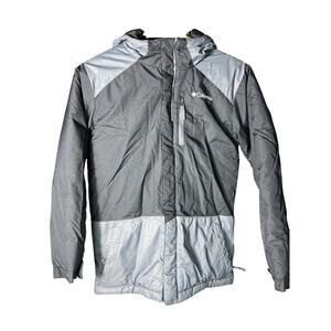 Boys, Columbia, winter jacket, M black and gray
